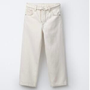 Zara Ecru skater jeans